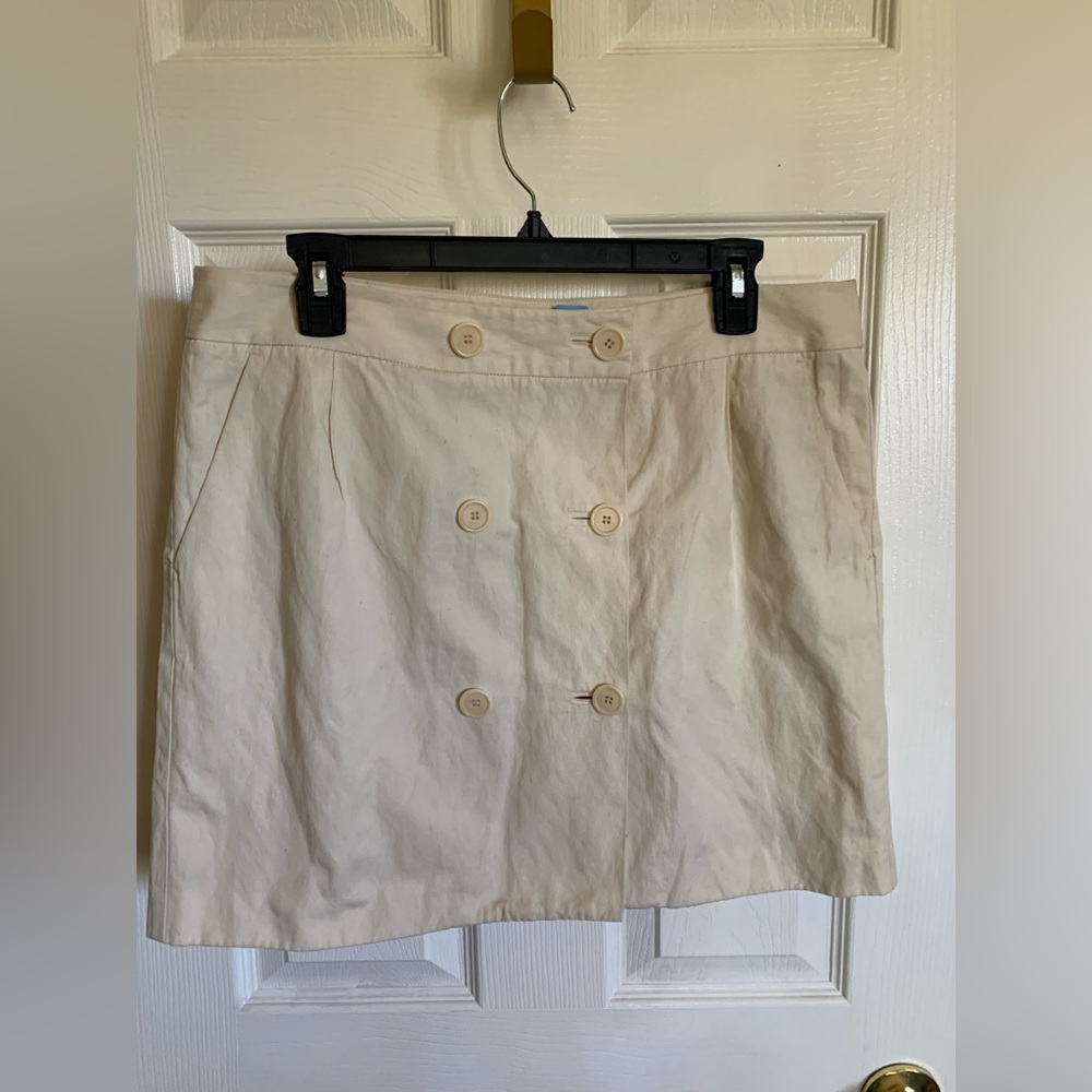 BCBGMaxAzria Cream Labeled Skirt